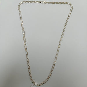 CADENA TEJIDO ESLABONES PLATA .925 55 CM 10 GR (NUEVO)