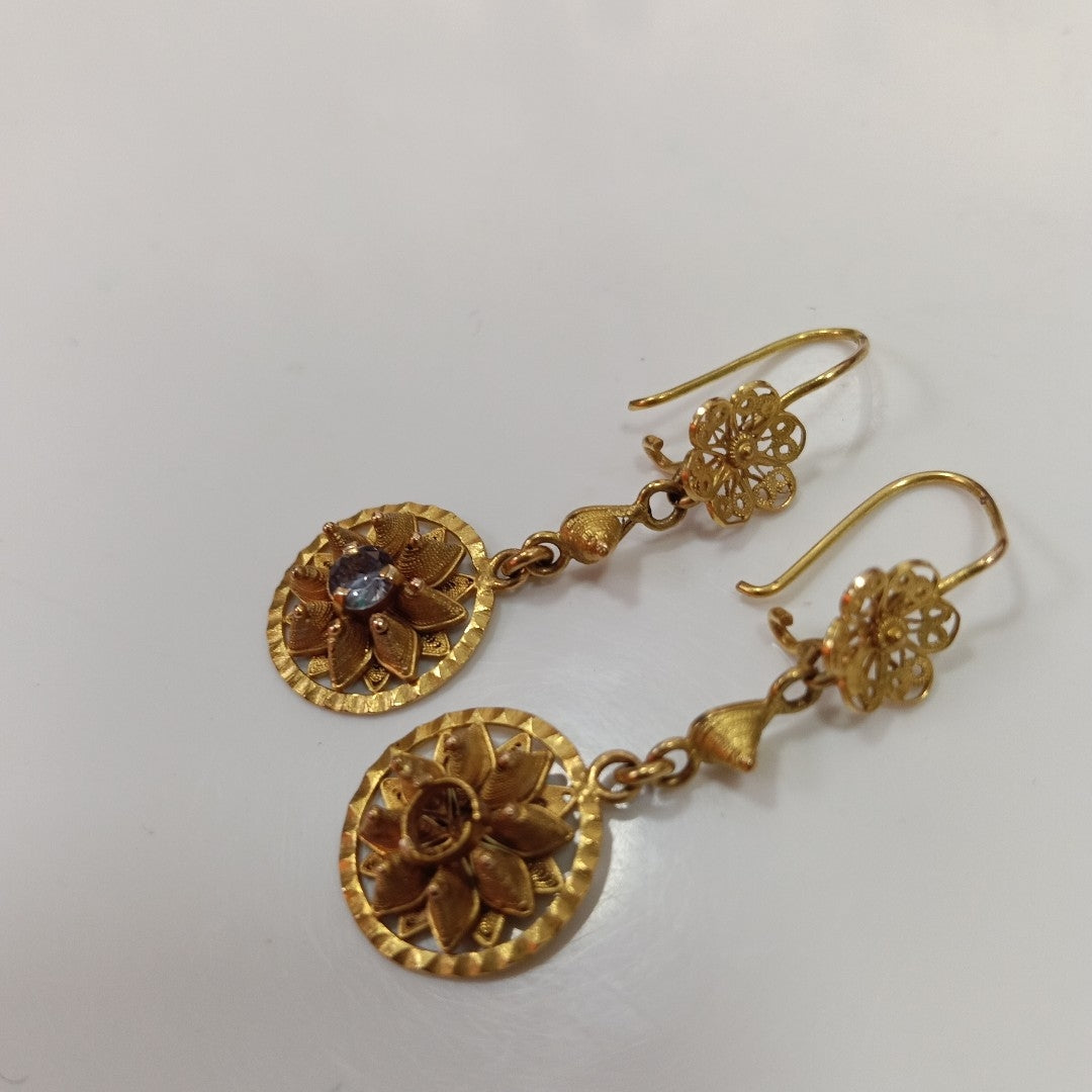 ARETES PAR ORO 8 K 3,50 GRMS (SEMINUEVO)