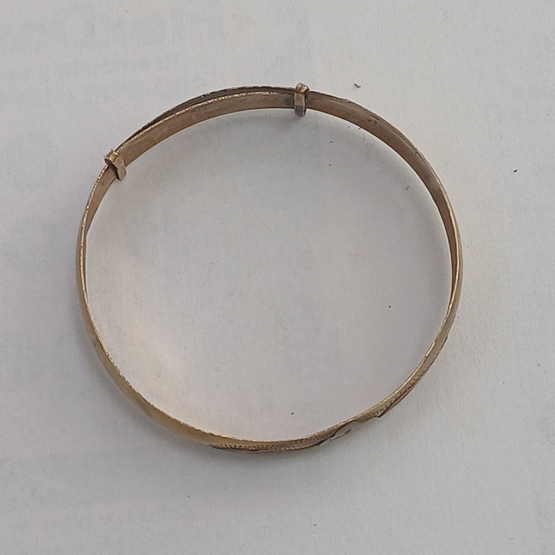 PULSERA RIGIDA ORO 8 K 5 GRMS (SEMINUEVO)