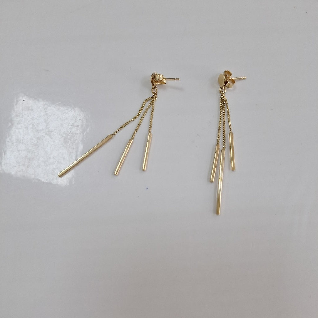 ARETES PAR ORO 14 K 3.1 GRMS (SEMINUEVO)