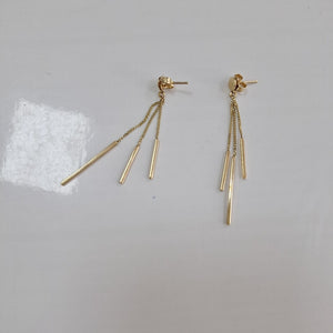 ARETES PAR ORO 14 K 3.1 GRMS (SEMINUEVO)