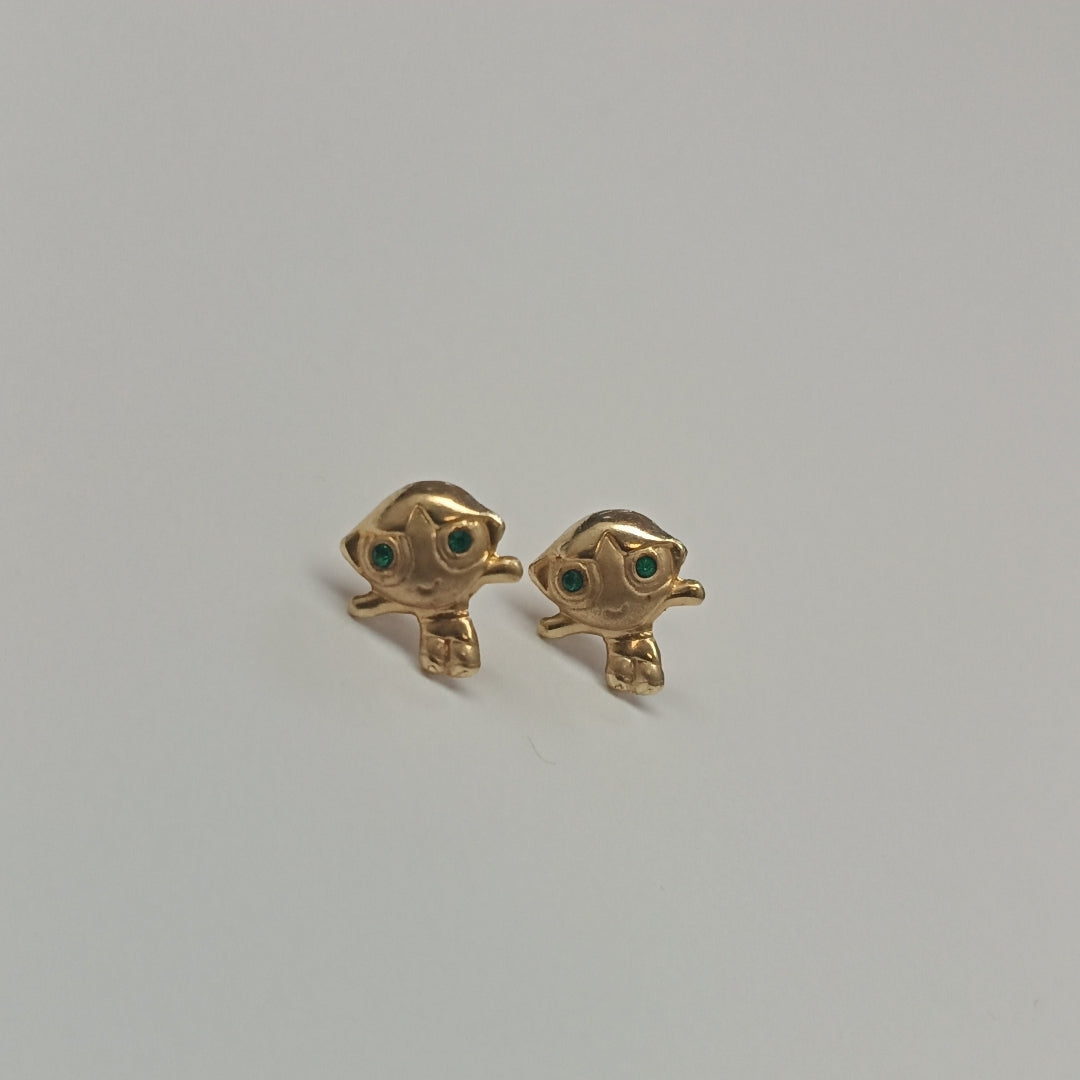 BROQUELES PAR ORO 14 K 0,50 GRMS (SEMINUEVO)