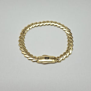 PULSERA CABALLERO MONACO ORO 14K 10.4 (NUEVO)