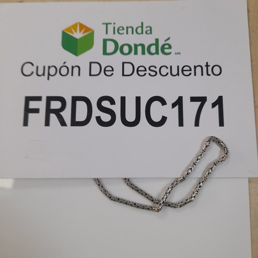 CADENA PLATA 31.5 GRMS (SEMINUEVO)