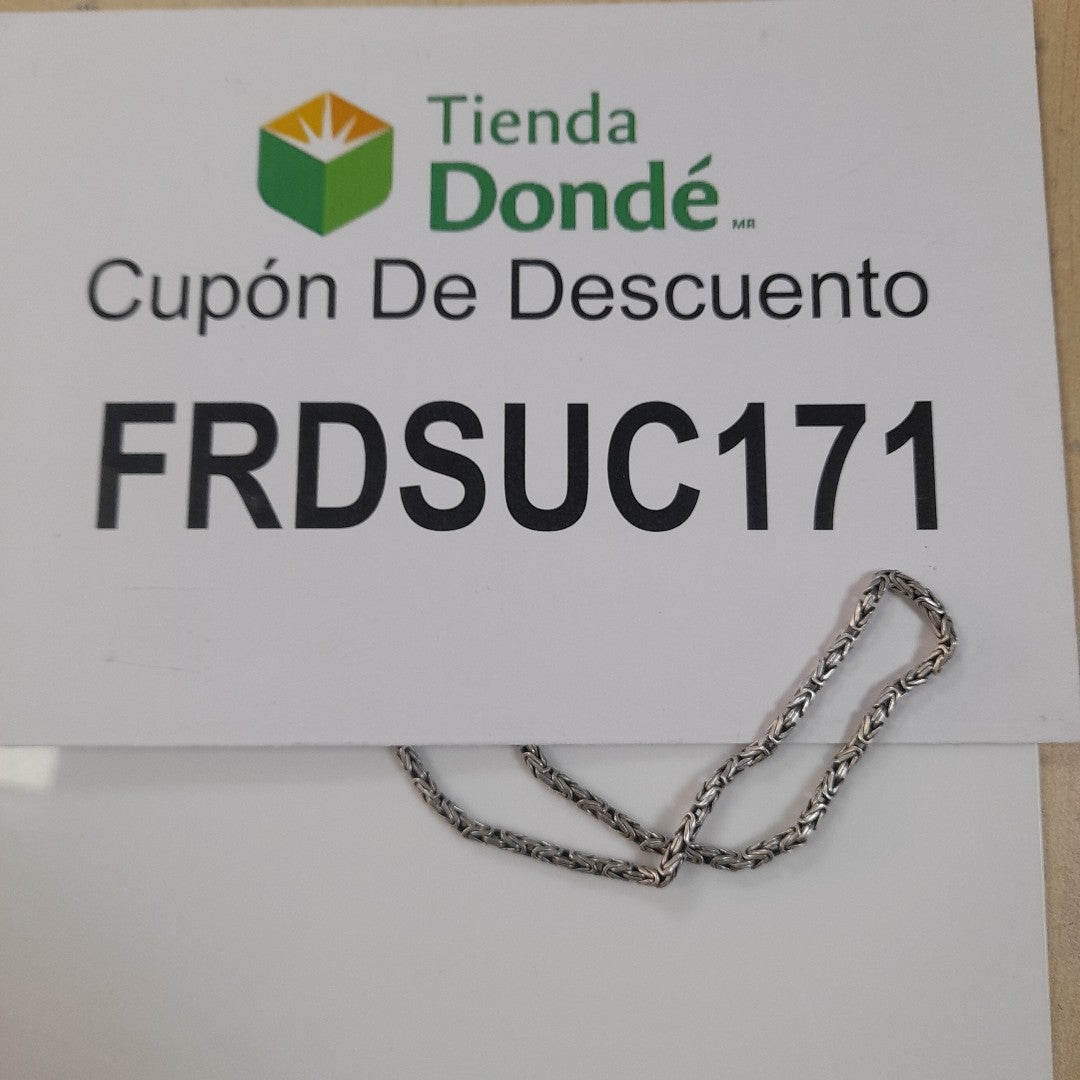 CADENA PLATA 31.5 GRMS (SEMINUEVO)