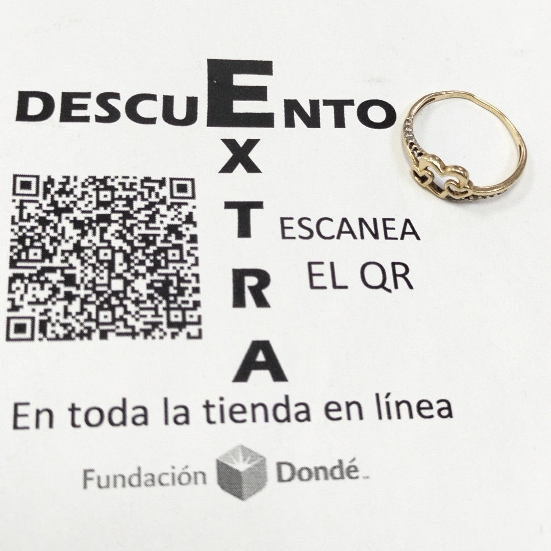 ANILLITO ORO 14 K 1.1 GRMS (SEMINUEVO)