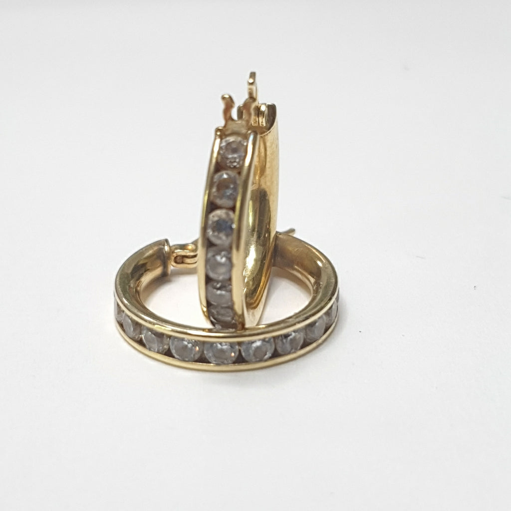 ARRACADAS PAR ORO 14 K 4.4 GRMS (SEMINUEVO)