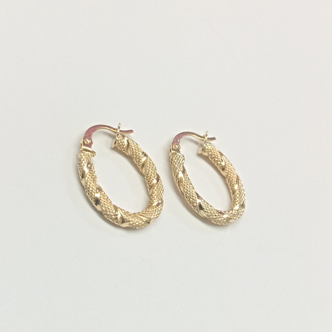 ARRACADAS PAR ORO 14 K 1,70 GRMS (SEMINUEVO)