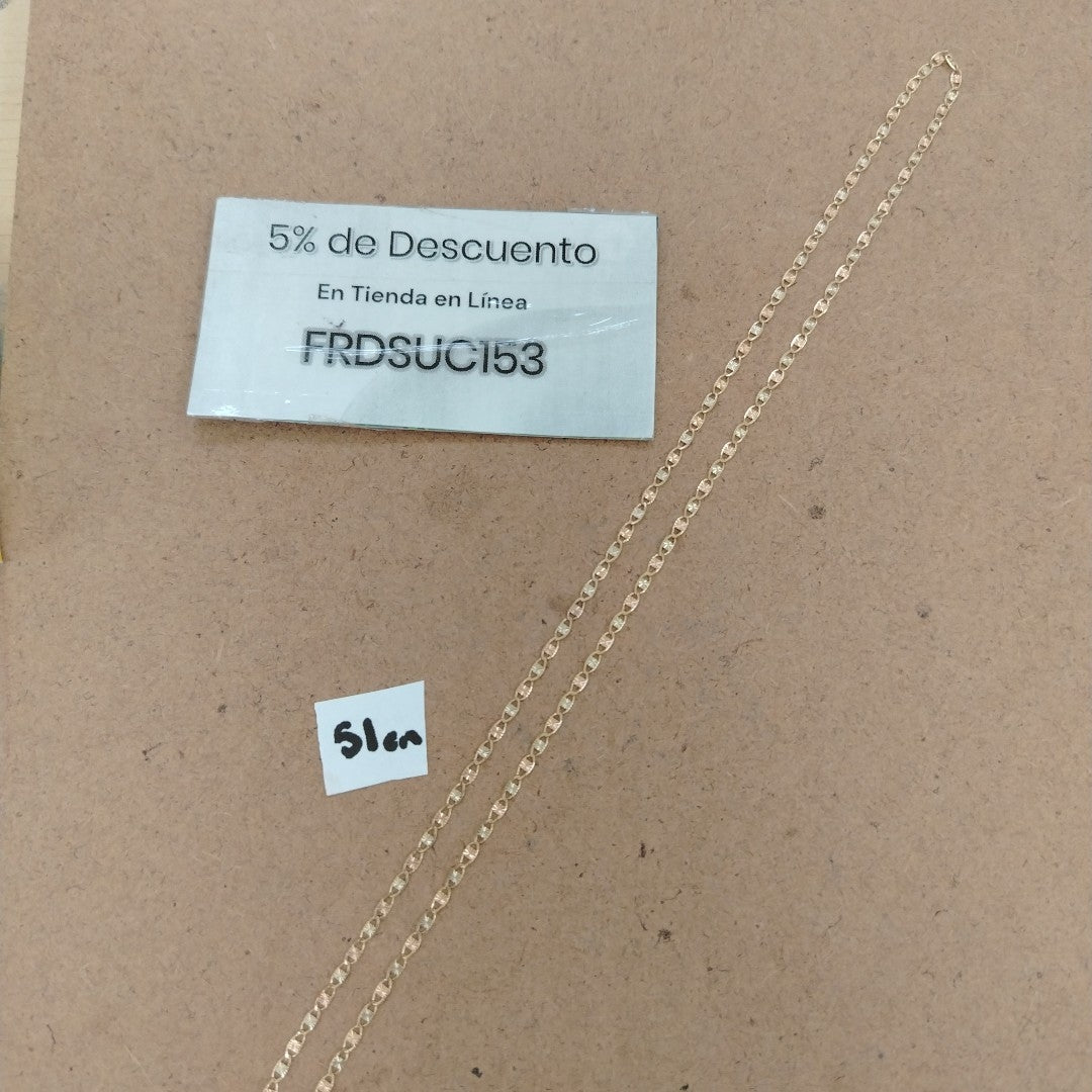 CADENA ORO 10 K 2.6 GRMS (SEMINUEVO)