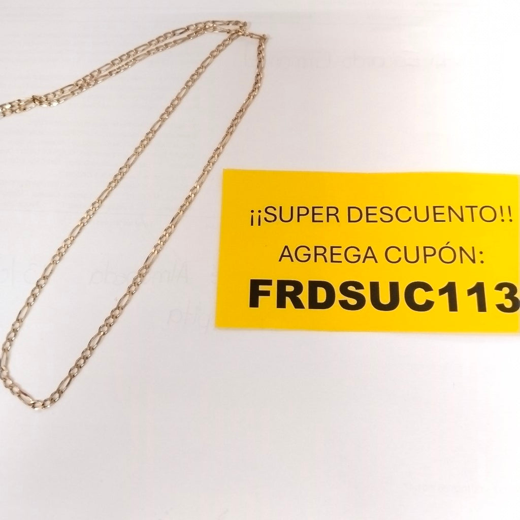 CADENA ORO 14 K 7.2 GRMS (SEMINUEVO)