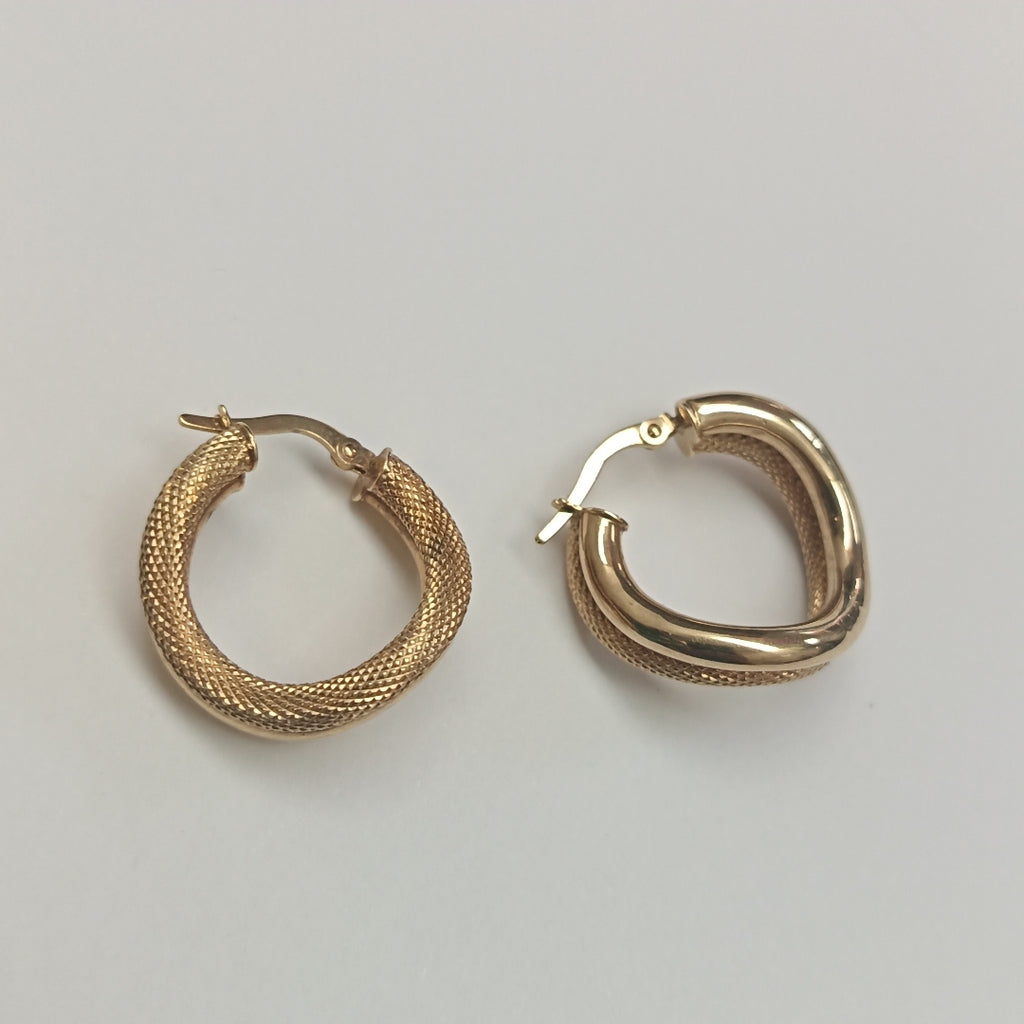 ARRACADAS PAR ORO 14 K 3,50 GRMS (SEMINUEVO)