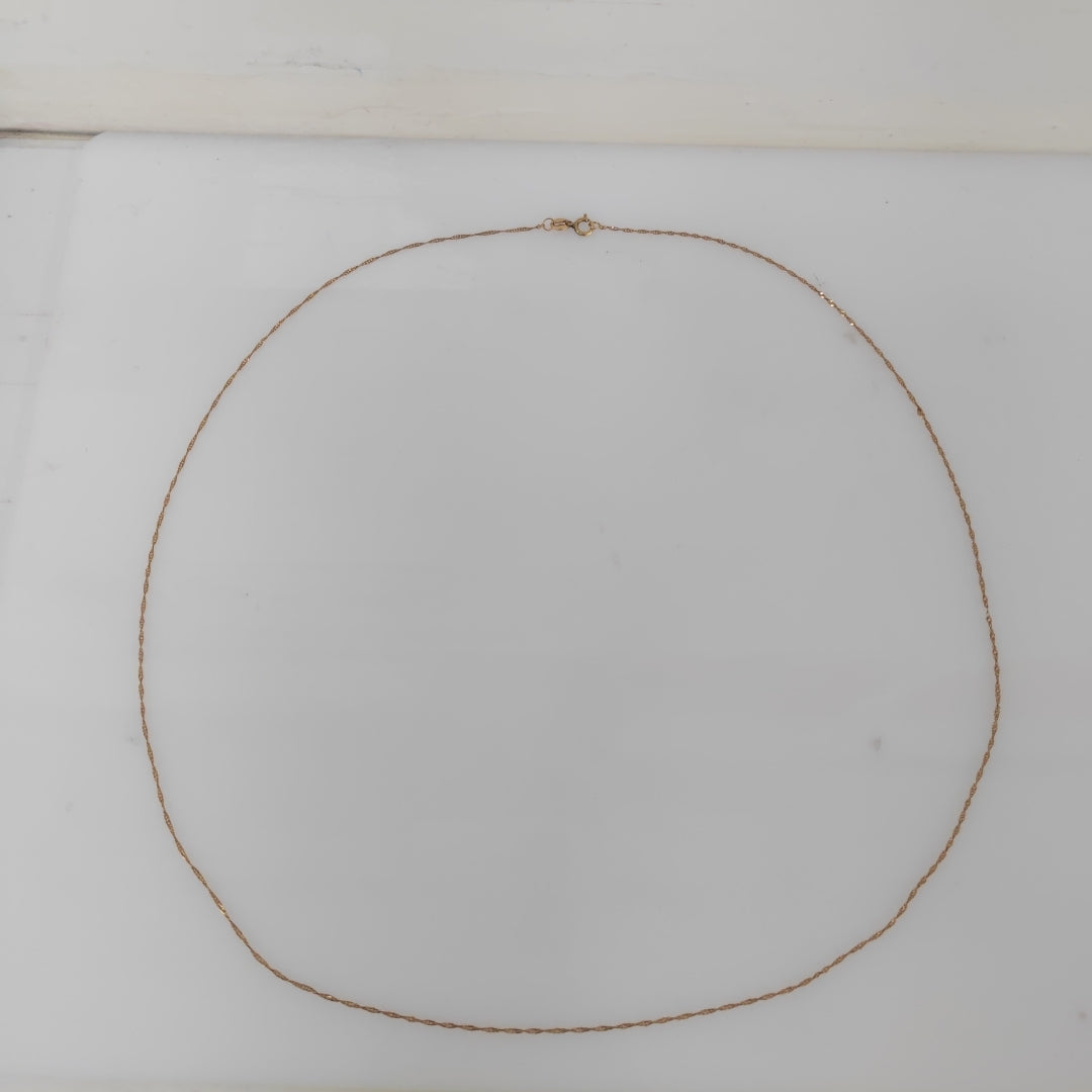 CADENA ORO 14 K 1.1 GRMS (SEMINUEVO)