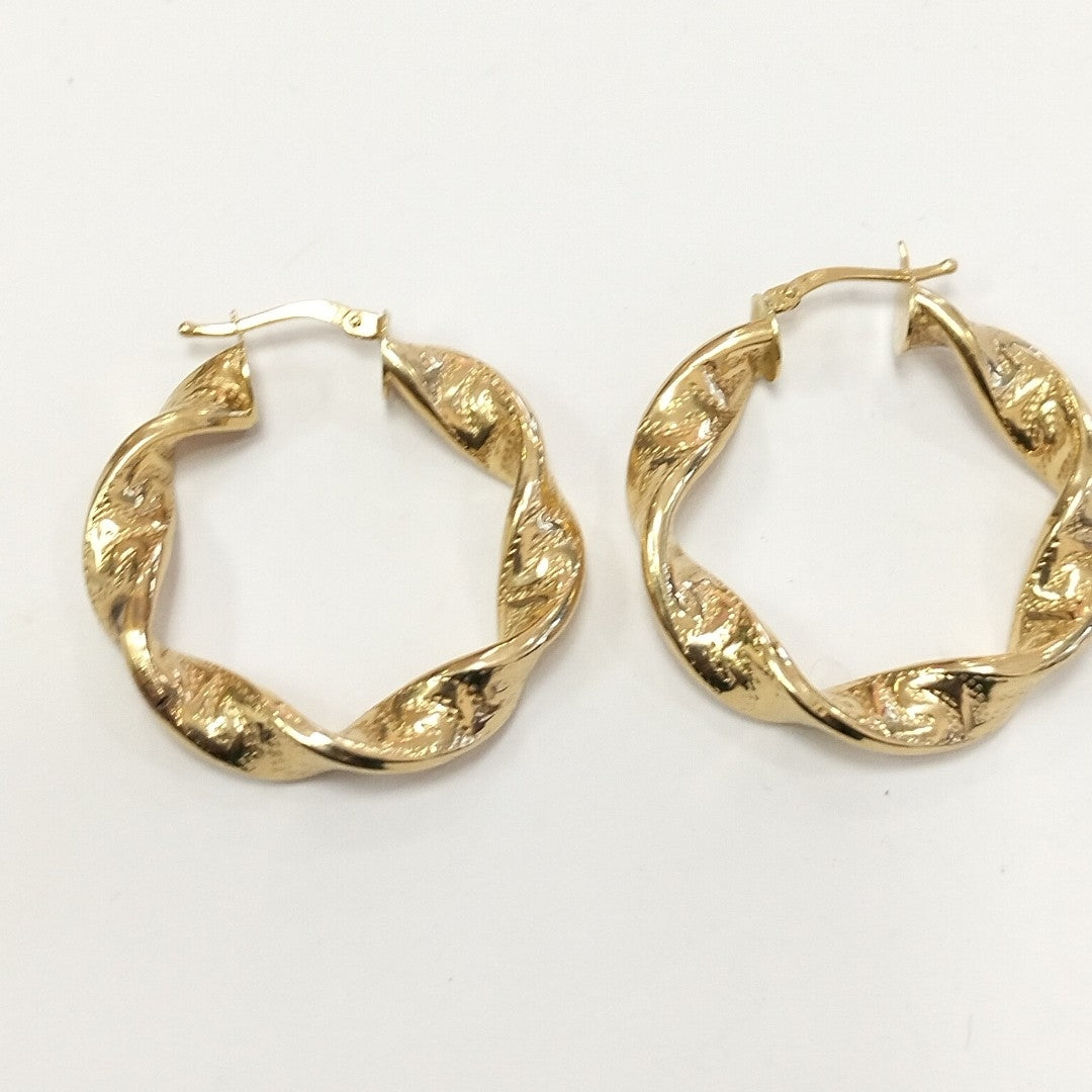 ARRACADAS PAR ORO 14 K 4,60 GRMS (SEMINUEVO)