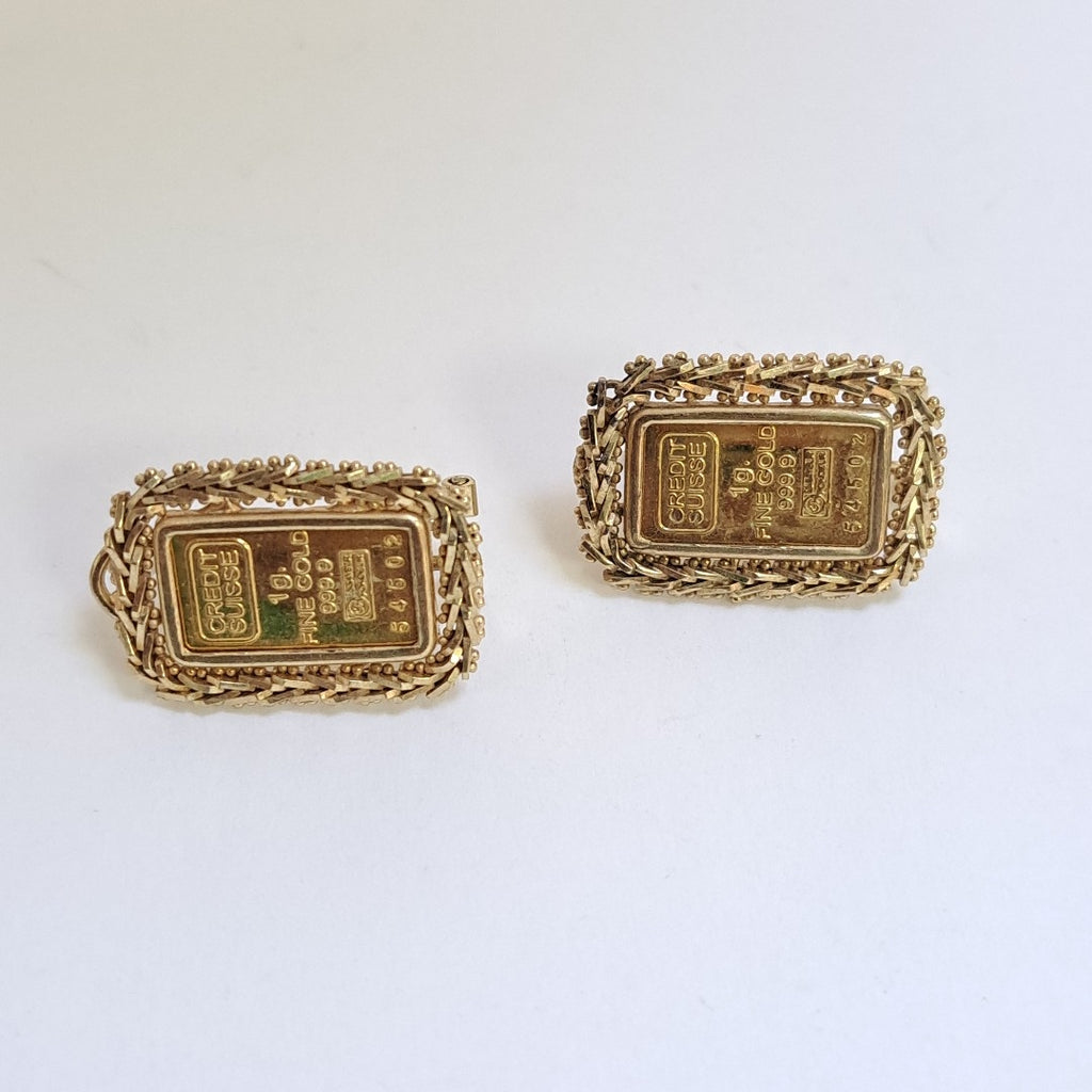 ARETES PAR ORO 14 K 7.1 GRMS (SEMINUEVO)