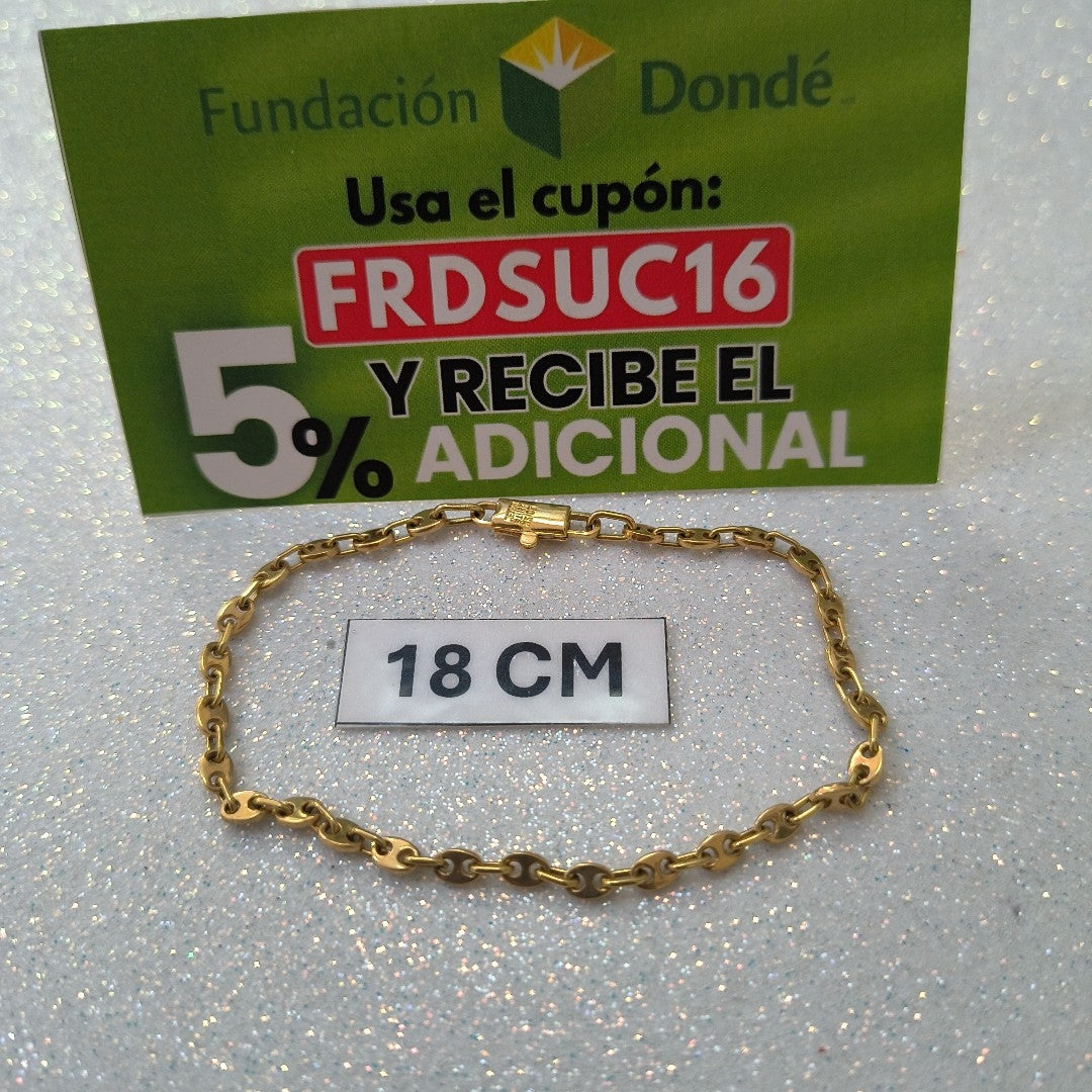 PULSERA ORO 18 K 5,70 GRMS (SEMINUEVO)