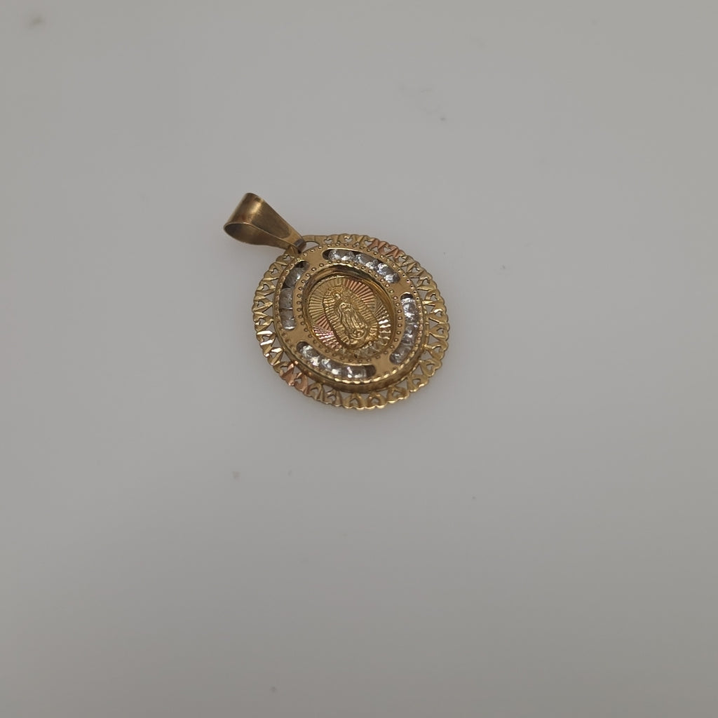 DIJE, MEDALLA RELIGIOSA ORO 10 K 0.9 GRMS (SEMINUEVO)