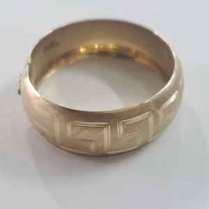 PULSERA RIGIDA ORO 10 K 9.4 GRMS (SEMINUEVO)