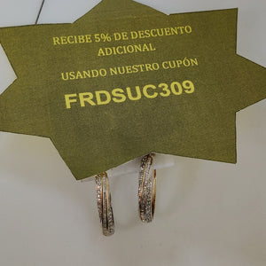 ARETES PAR ORO 10 K 2.5 GRMS (SEMINUEVO)