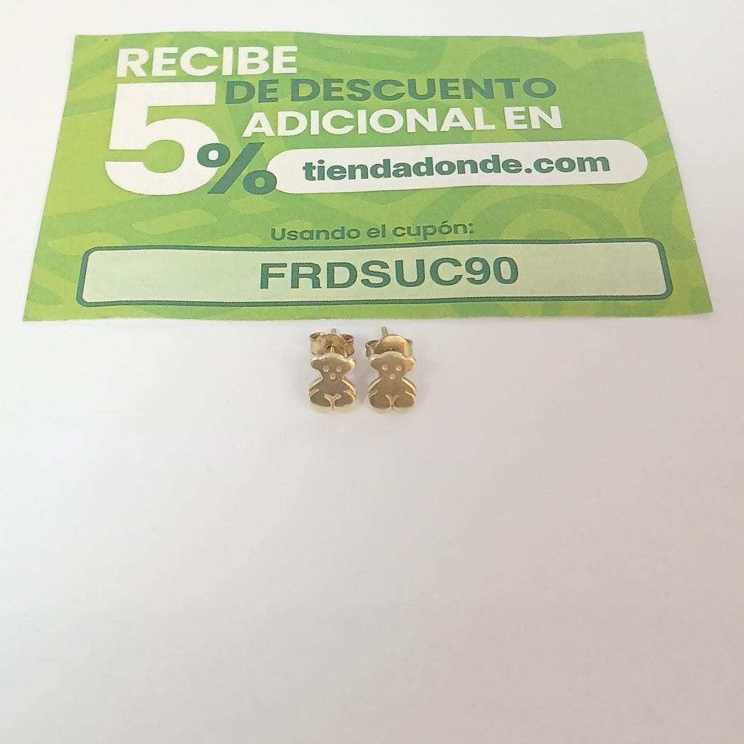 BROQUELES PAR ORO 10 K 1,30 GRMS (SEMINUEVO)
