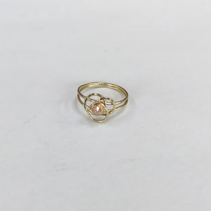 ANILLITO ORO, ORO COMBINADO 14 K 1 GRMS (SEMINUEVO)