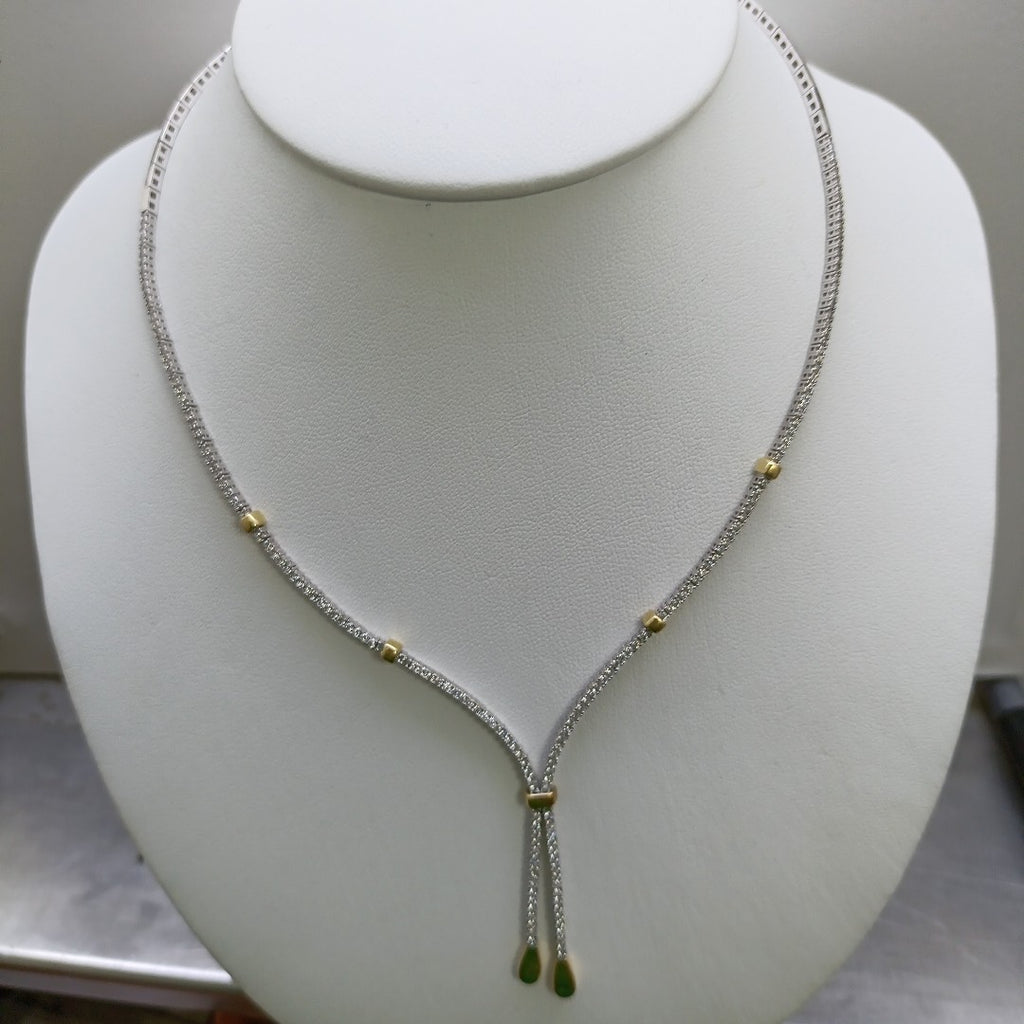 GARGANTILLA ORO BLANCO 14 K 17,30 GRMS (SEMINUEVO)