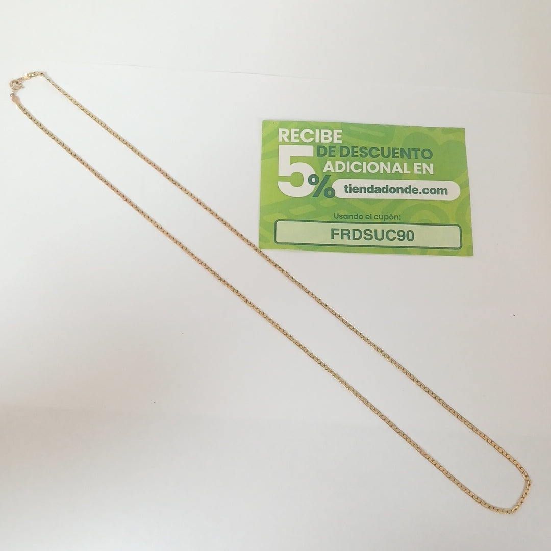 CADENA ORO 10 K 5,20 GRMS (SEMINUEVO)