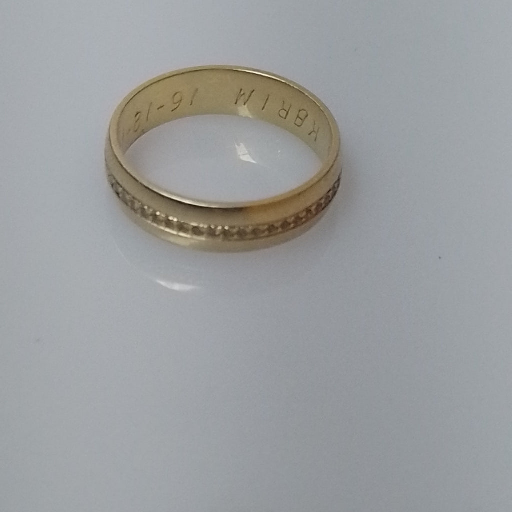 ARGOLLA ORO 14 K 3.7 GRMS (SEMINUEVO)