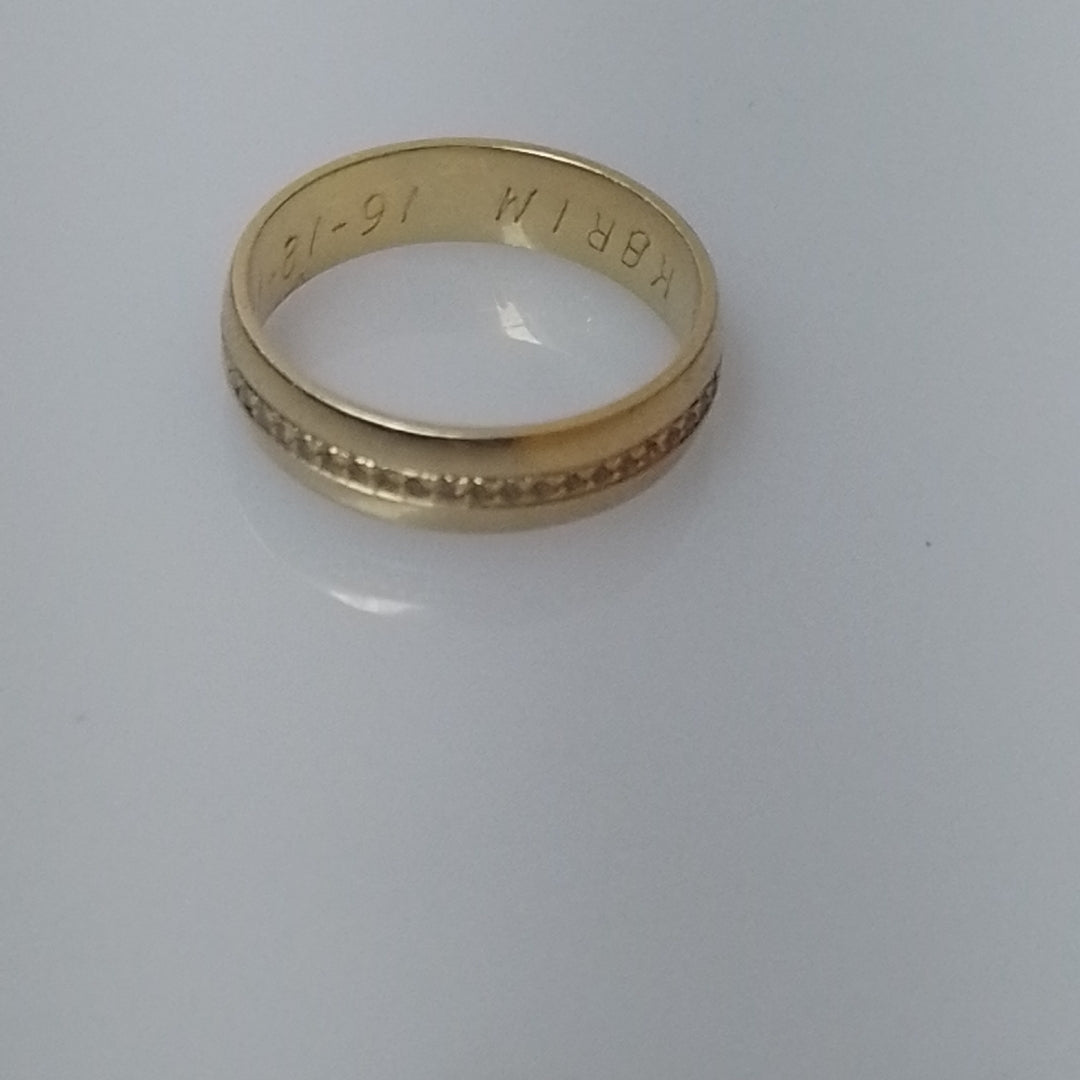 ARGOLLA ORO 14 K 3.7 GRMS (SEMINUEVO)