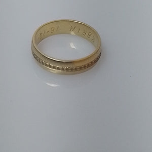 ARGOLLA ORO 14 K 3.7 GRMS (SEMINUEVO)