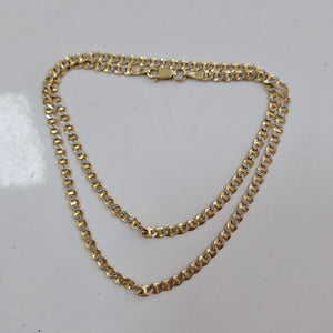 CADENA ORO, ORO BLANCO 14 K 5.1 GRMS (SEMINUEVO)