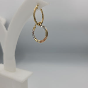 ARRACADAS PAR ORO 10 K 1,50 GRMS (SEMINUEVO)