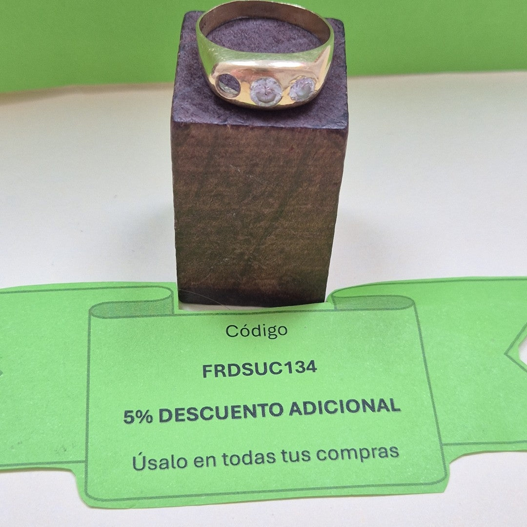 ANILLO ORO 10 K 4.6 GRMS (SEMINUEVO)