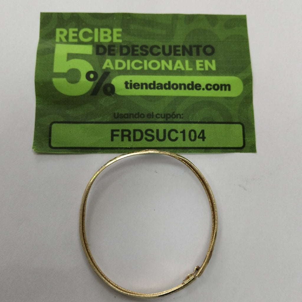PULSERA RIGIDA ORO 14 K 6,10 GRMS (SEMINUEVO)