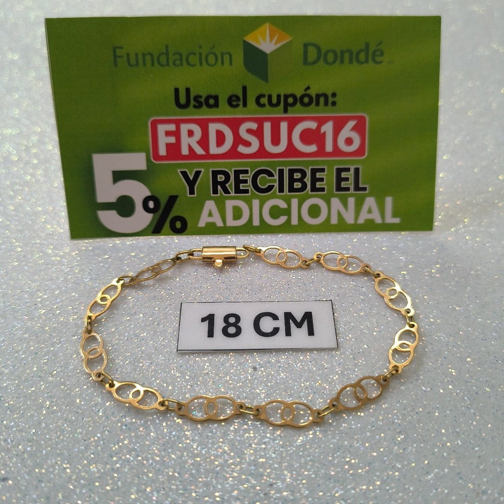 PULSERA ORO 18 K 3,20 GRMS (SEMINUEVO)