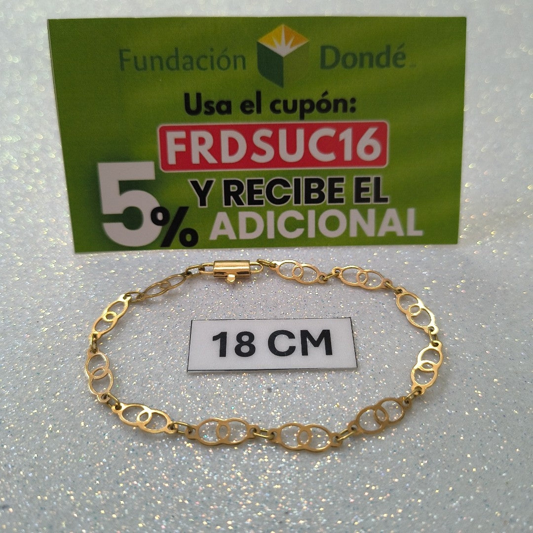 PULSERA ORO 18 K 3,20 GRMS (SEMINUEVO)