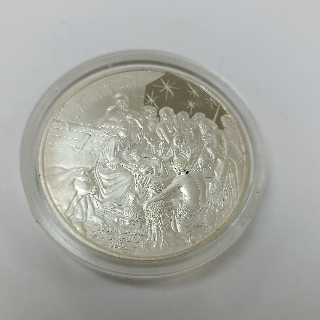 MEDALLA CONMEMORATIVA PLATA 31,10 GRMS (SEMINUEVO)
