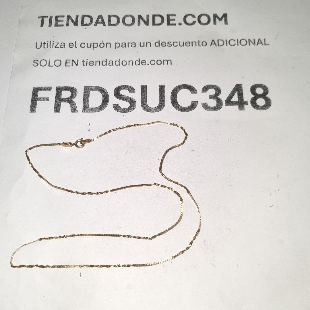 CADENA ORO 10 K 2.2 GRMS (SEMINUEVO)