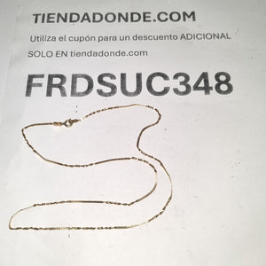 CADENA ORO 10 K 2.2 GRMS (SEMINUEVO)