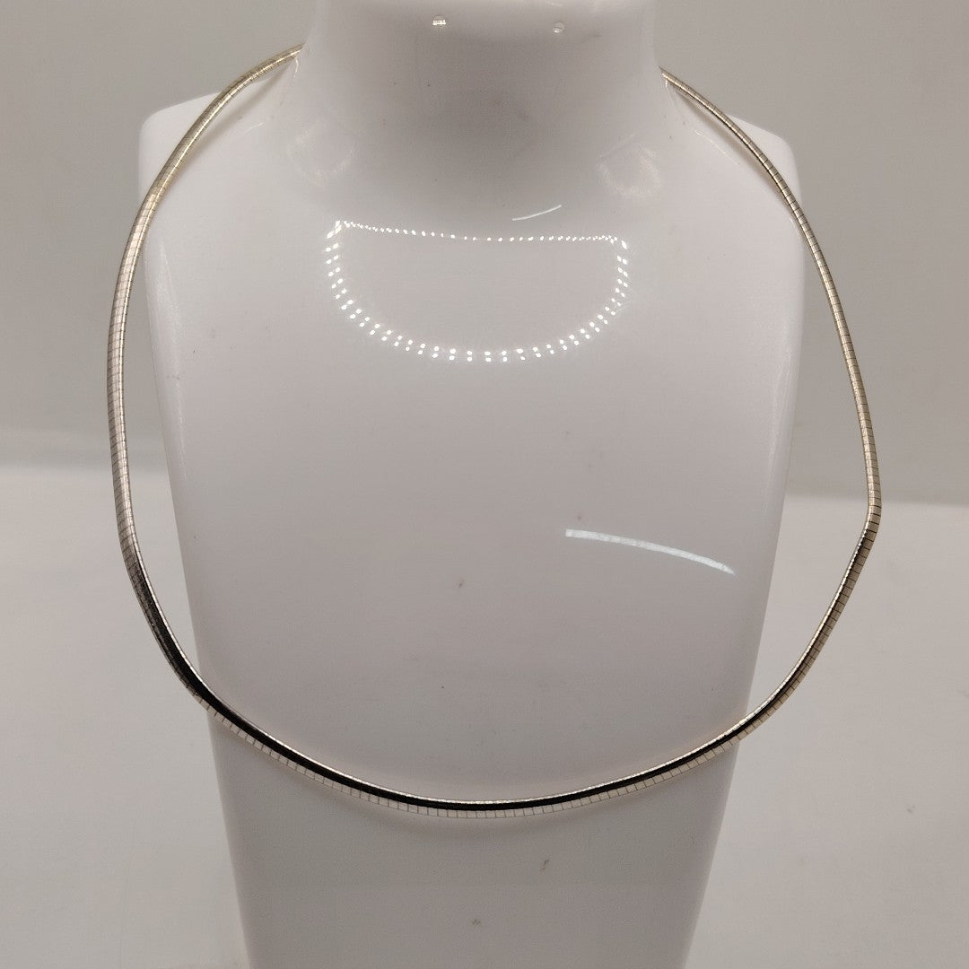GARGANTILLA ORO, ORO BLANCO 14 K 16.8 GRMS (SEMINUEVO)