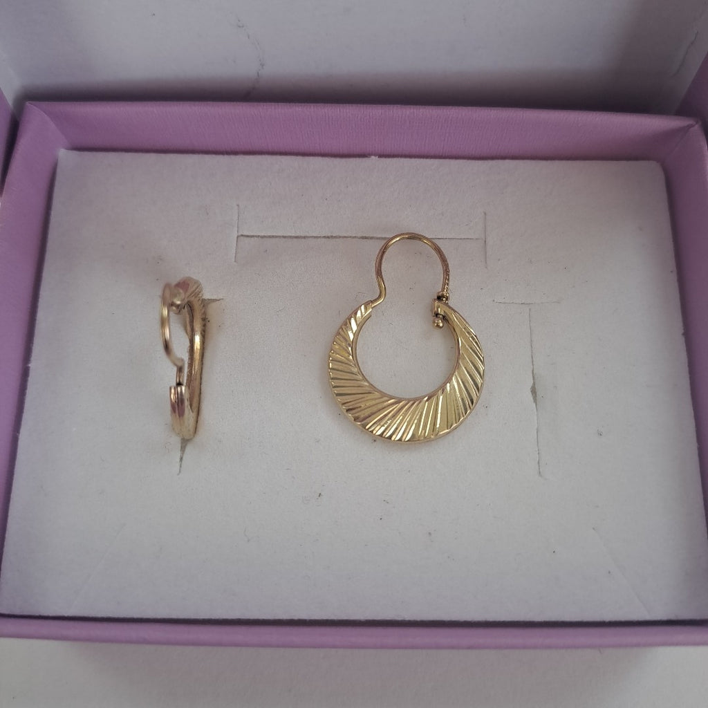 ARRACADAS PAR ORO 14 K 1,40 GRMS (SEMINUEVO)