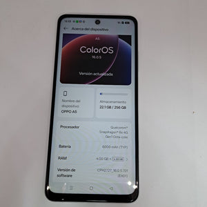CELULAR OPPO A5 CPH2727 (2025) 256 GB 4 GB RAM (SEMINUEVO)