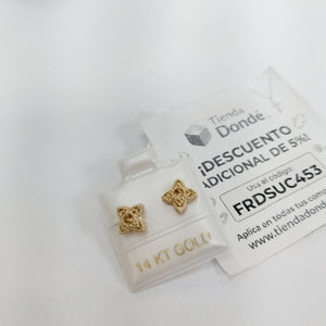 BROQUELES ORO 14K 1.6 (NUEVO)