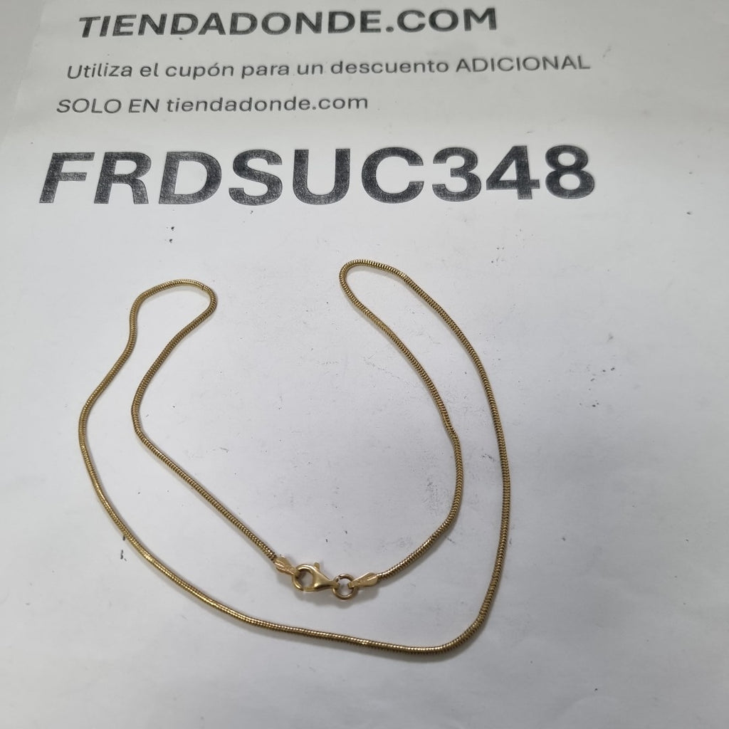 CADENA ORO 14 K 4.4 GRMS (SEMINUEVO)