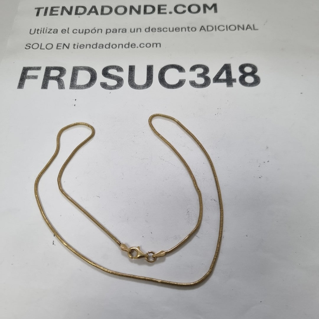 CADENA ORO 14 K 4.4 GRMS (SEMINUEVO)
