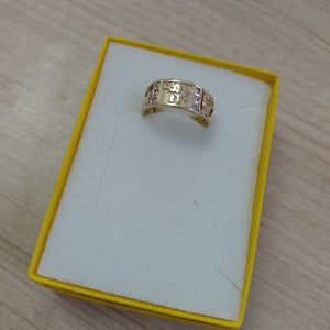 ARGOLLA DE LA SUERTE ORO 14 K 4.8 GRMS (SEMINUEVO)