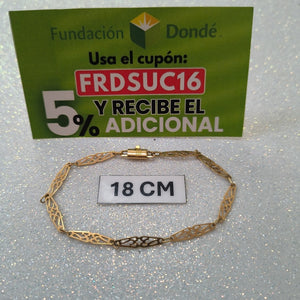 PULSERA ORO 14 K 2,90 GRMS (SEMINUEVO)