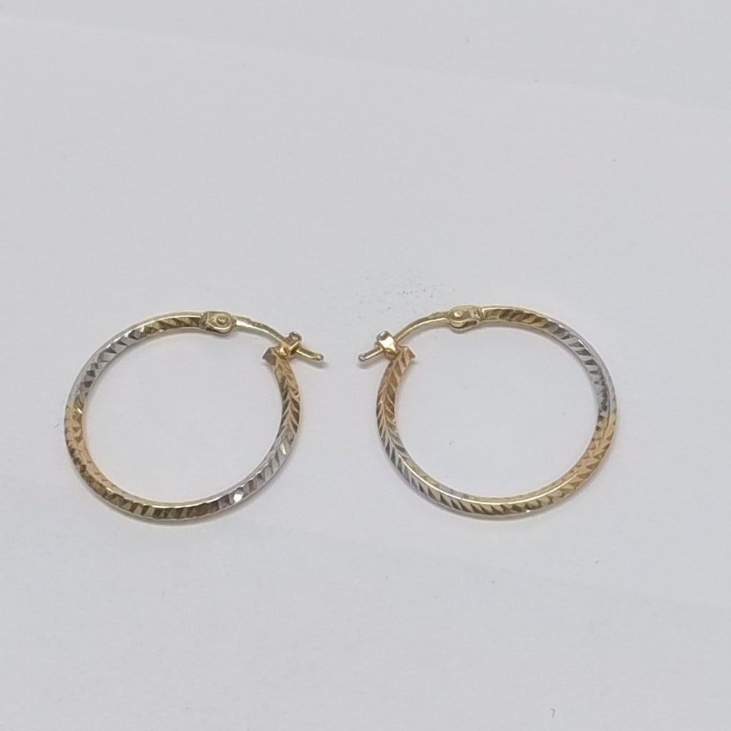 ARRACADAS PAR ORO 14 K 1.6 GRMS (SEMINUEVO)