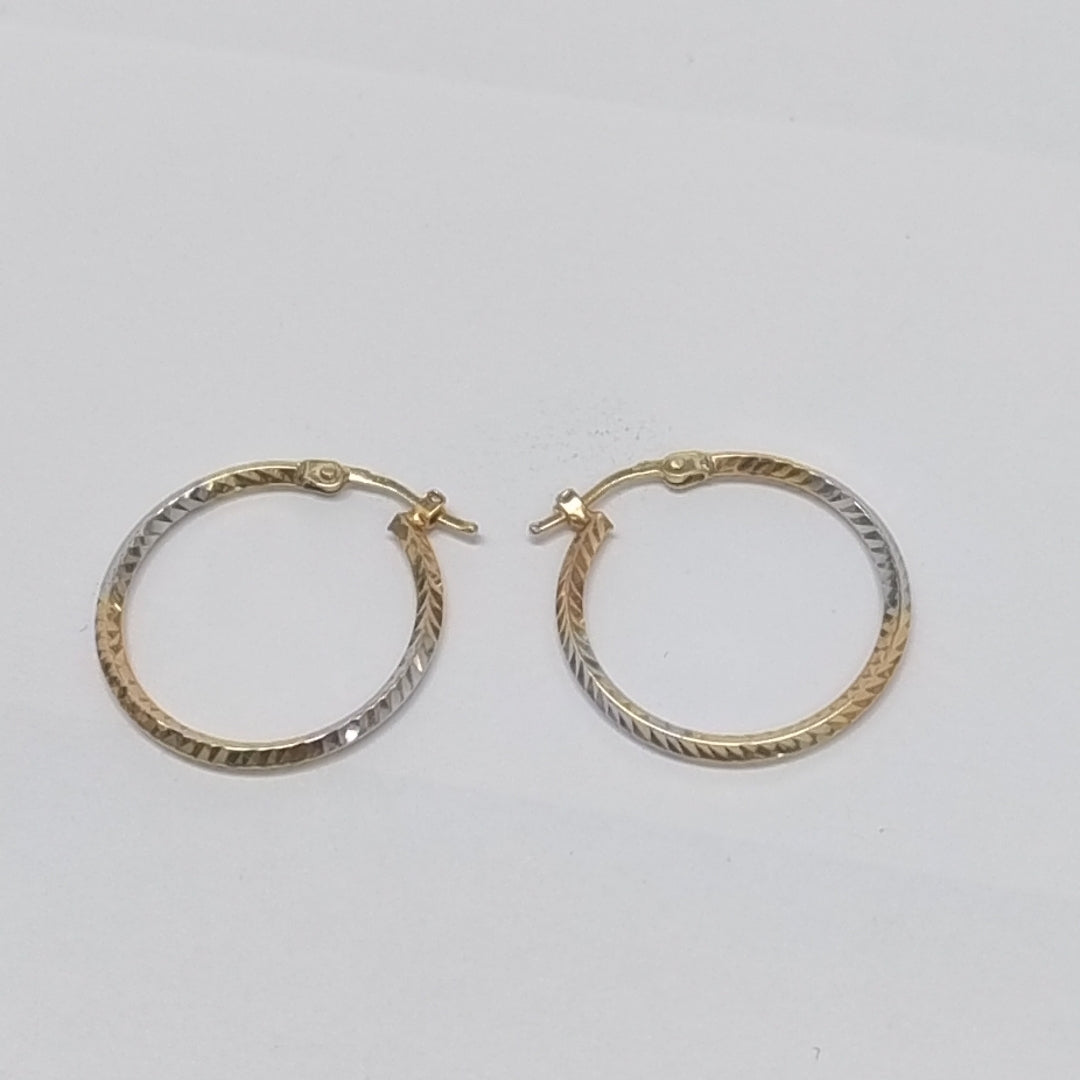 ARRACADAS PAR ORO 14 K 1.6 GRMS (SEMINUEVO)