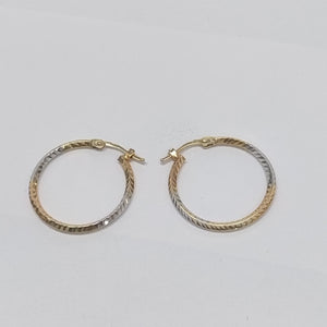 ARRACADAS PAR ORO 14 K 1.6 GRMS (SEMINUEVO)