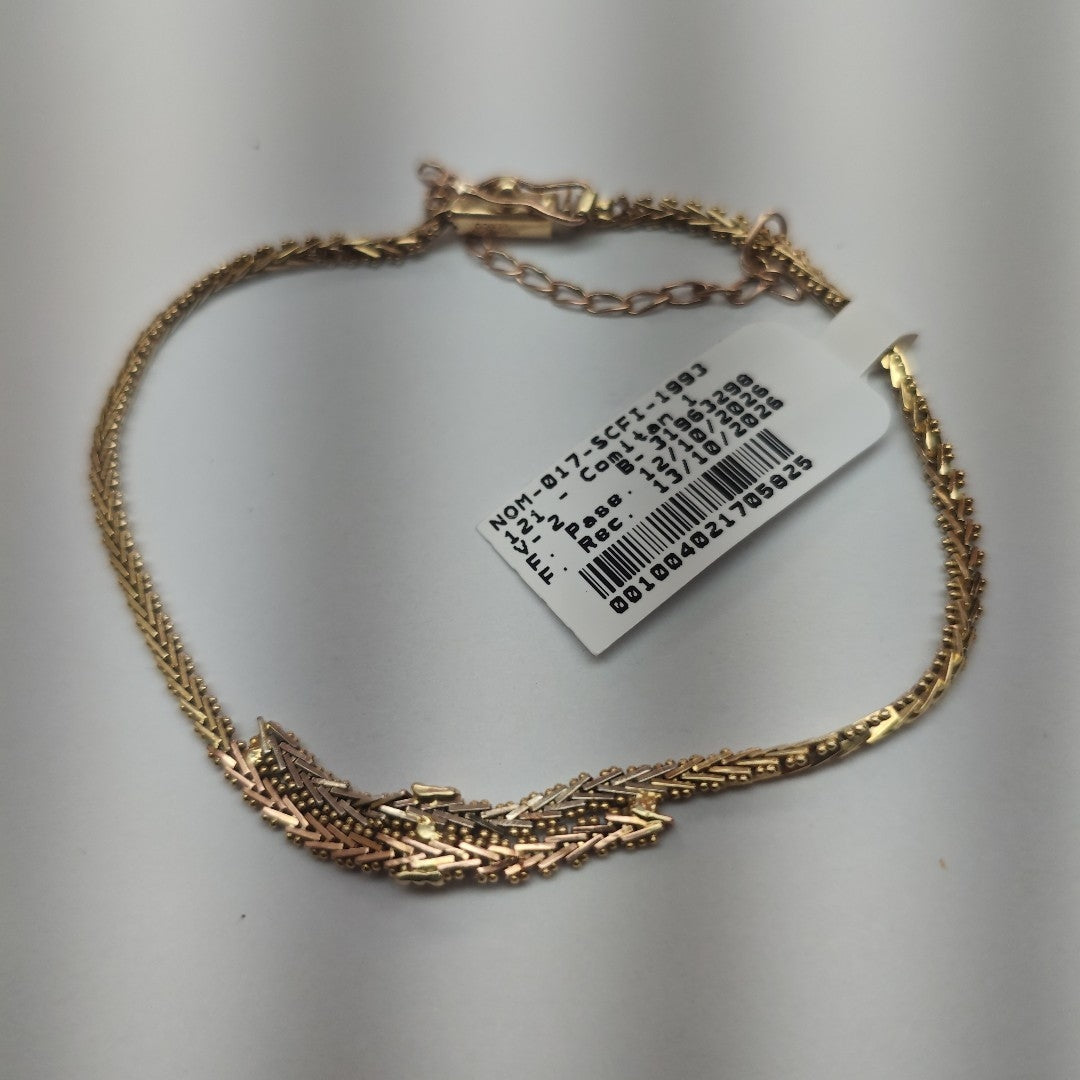 PULSERA ORO,ORO COMBINADO 14 K 6,90 GRMS (SEMINUEVO)